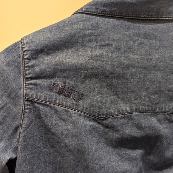 Blue Denim Moto Jacket - Picture 3 of 5